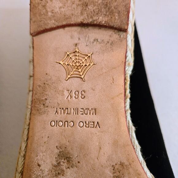 Authentic Charlotte Olympia Velvet Ballet Kitty Flats - Size 38.5/8.5 - Picture 8 of 8